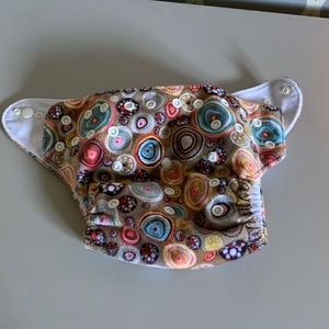 Minky Pocket Diaper Snaps